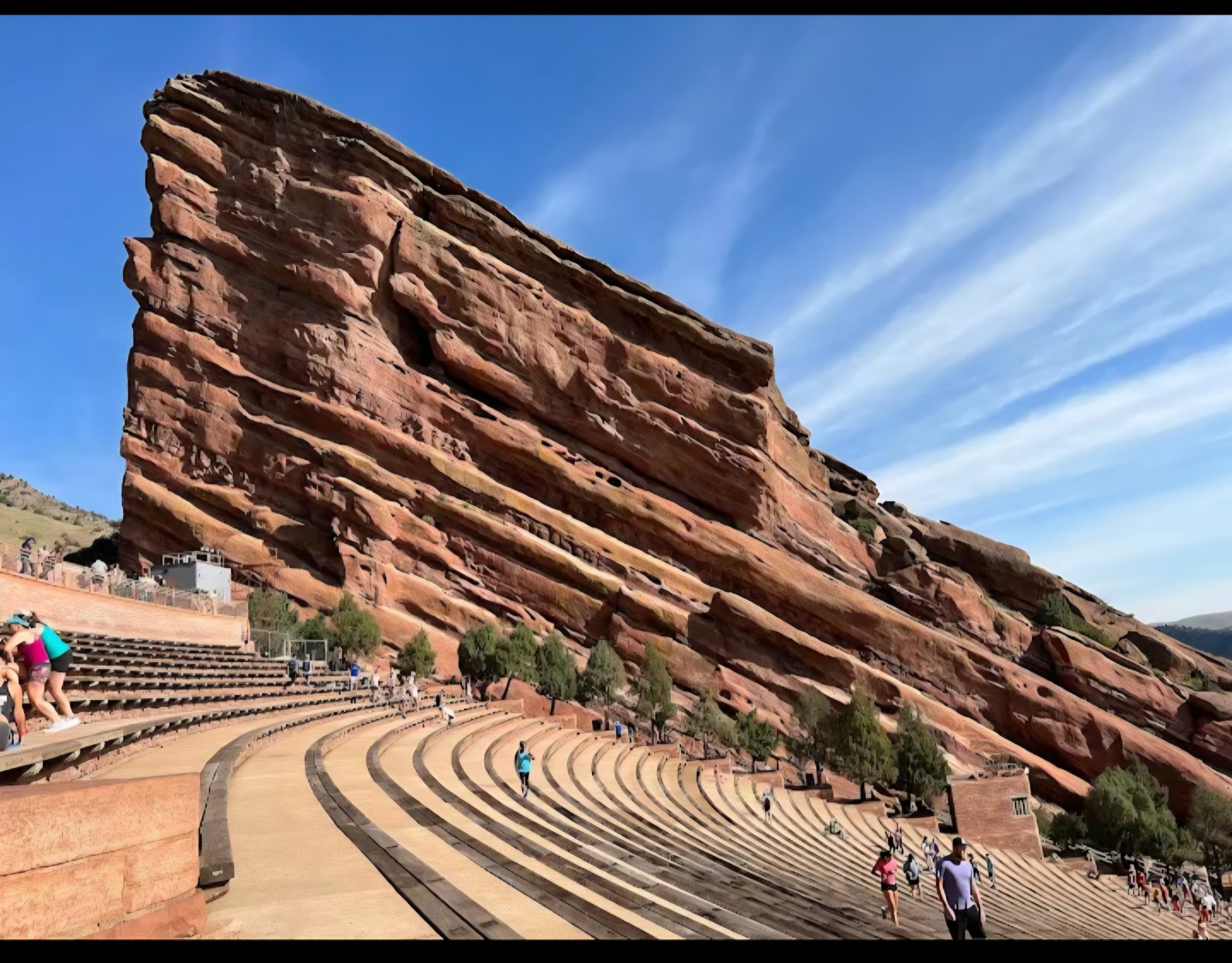 Sunrise at Red Rocks Amphitheater