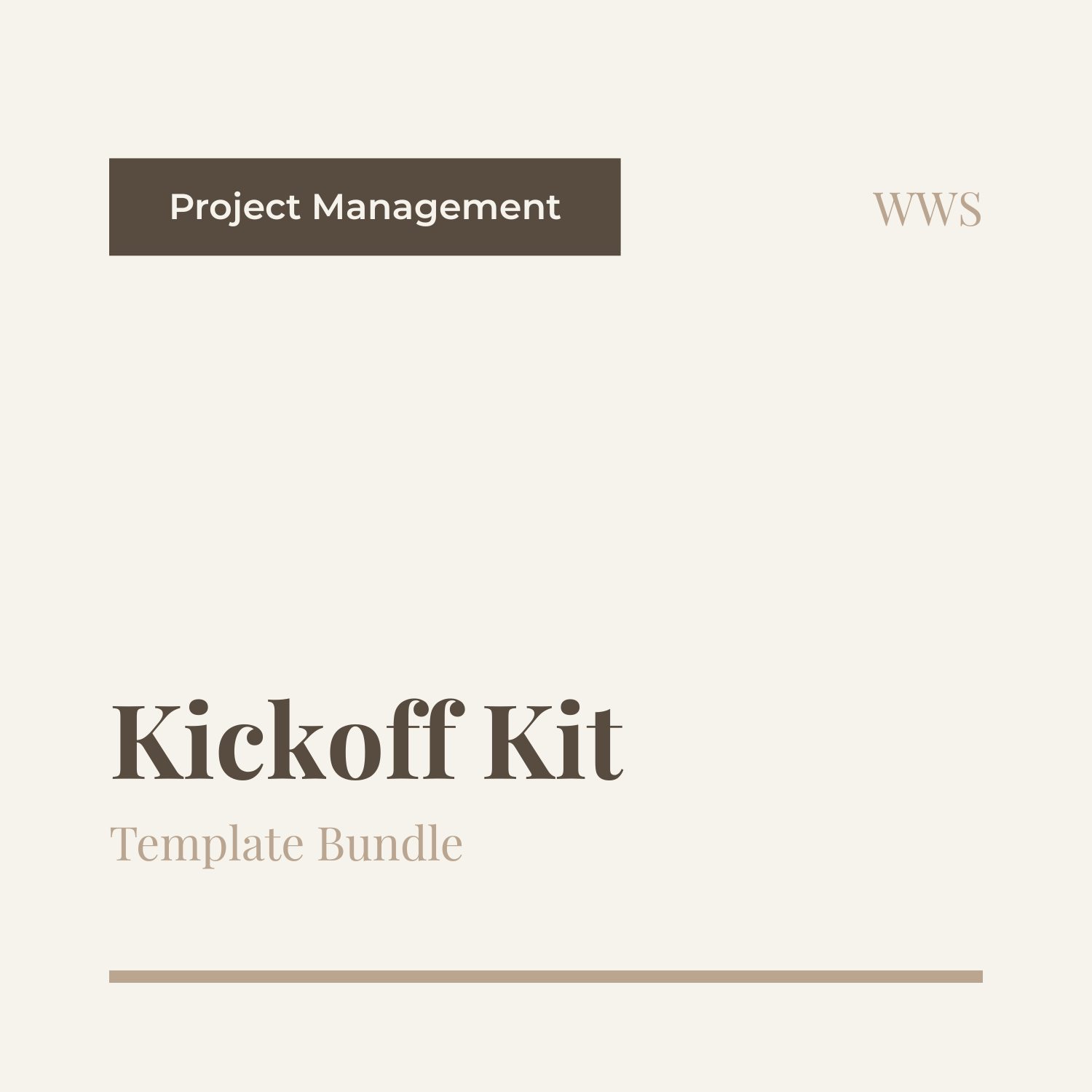 Kickoff Kit — Project Initiation Bundle