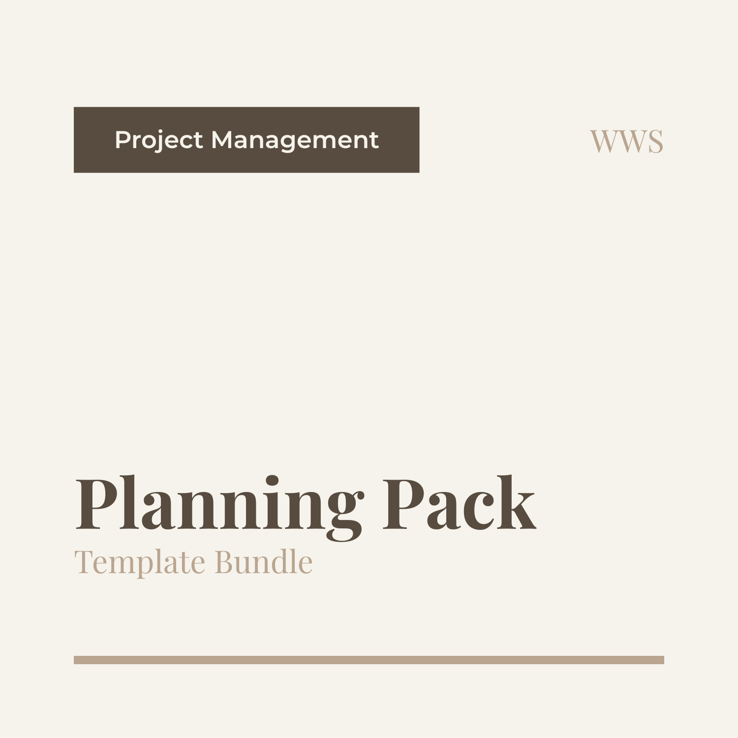Planning Pack — Project Planning Bundle