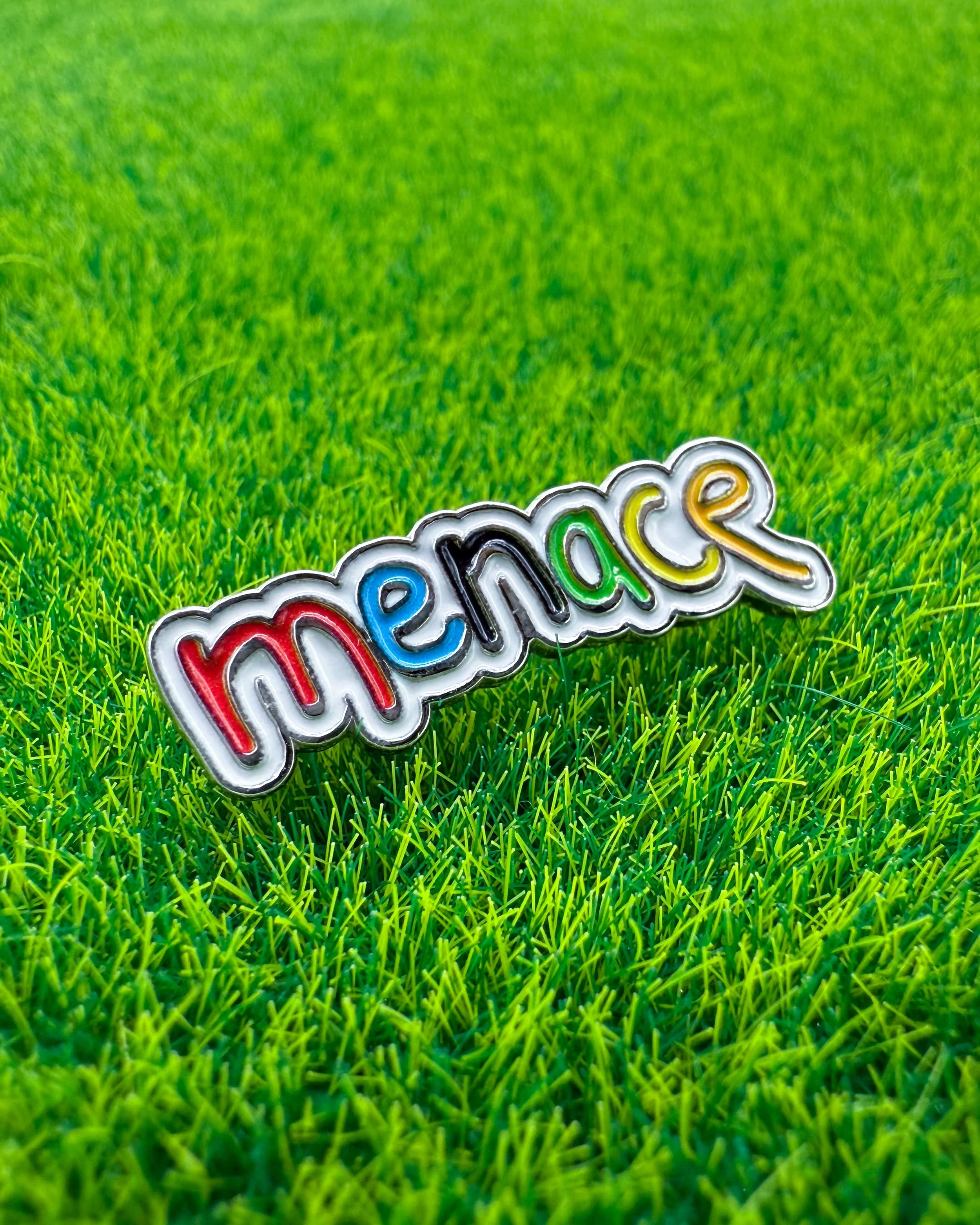 Menace Logo Pin