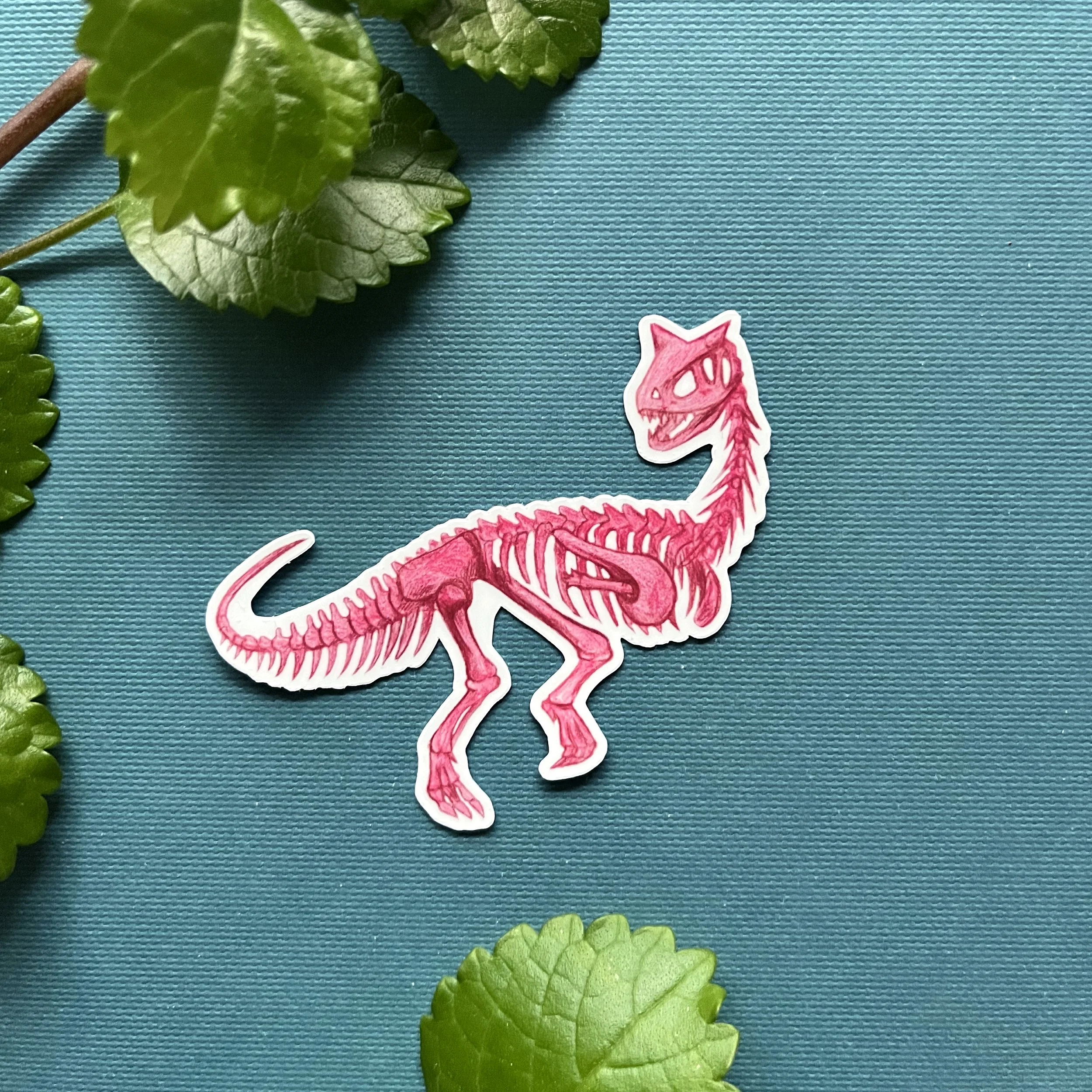 Carnotaurus Fossil Sticker