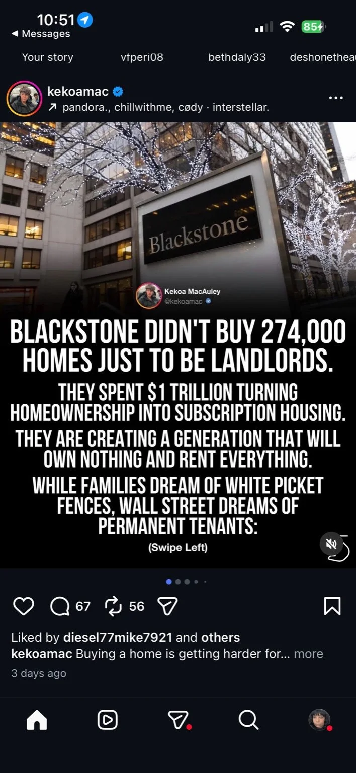 Blackstone, “Subscription Housing,” and the Real Threat to Community Wealth