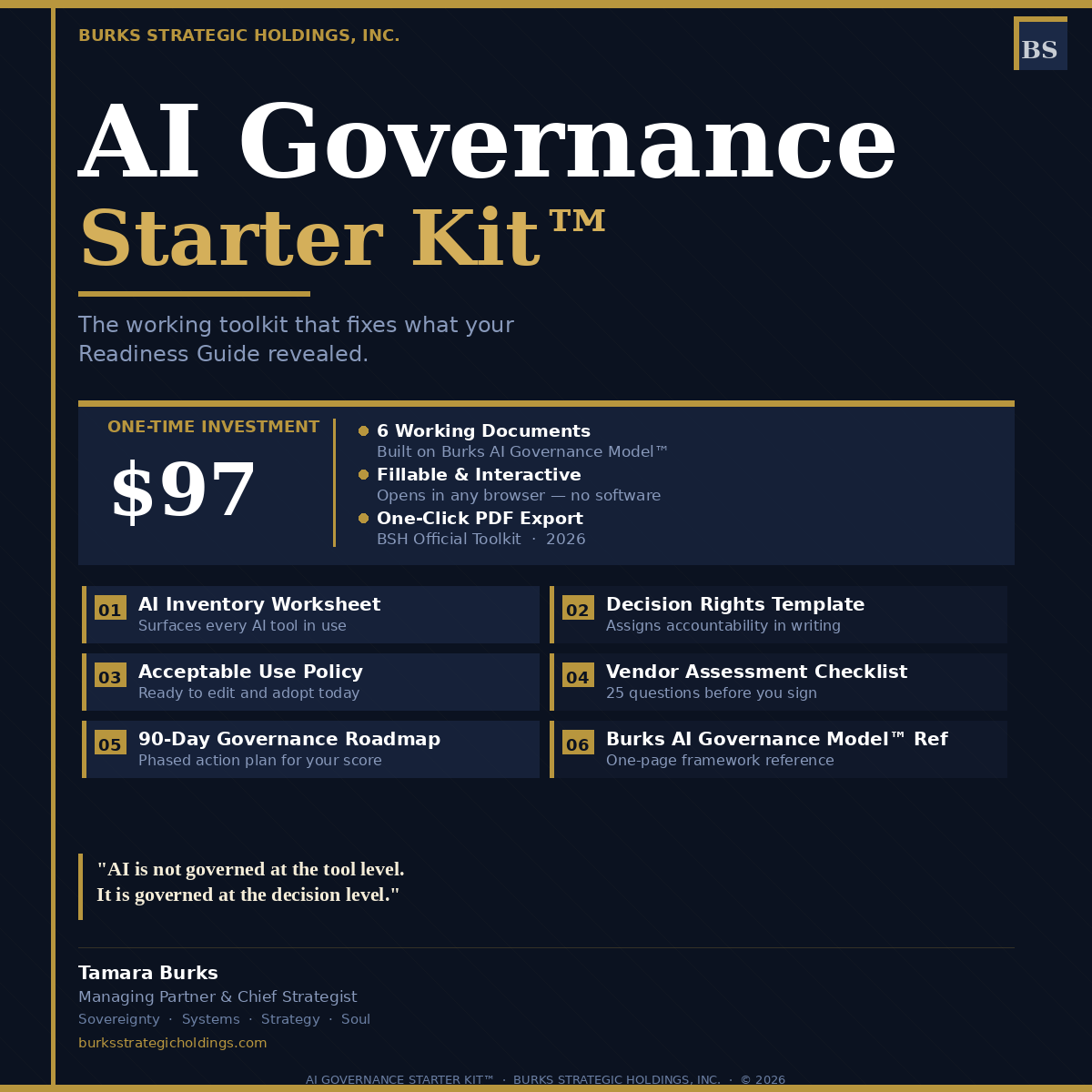AI Governance Starter Kit™
