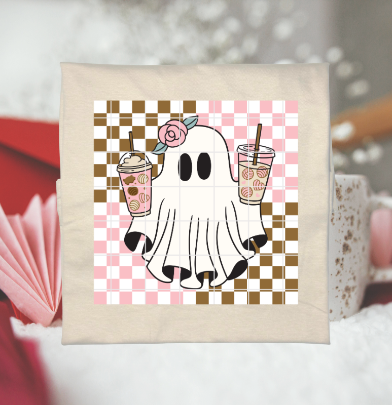 Ghost Iced Coffee Tee/ Crew