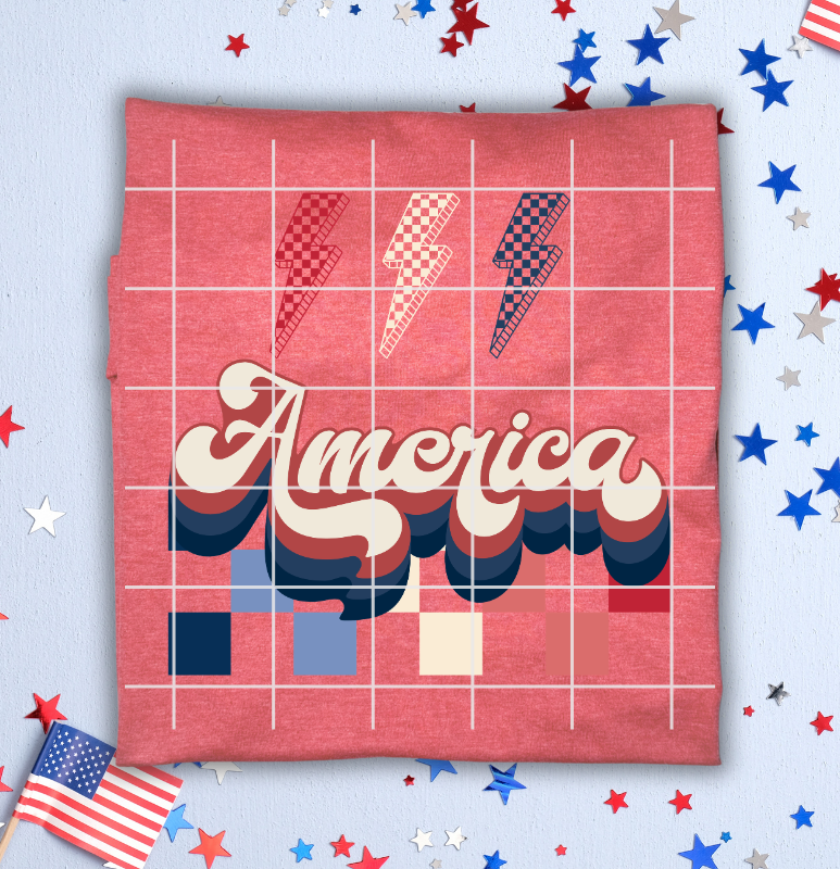 "America - Retro" Tee