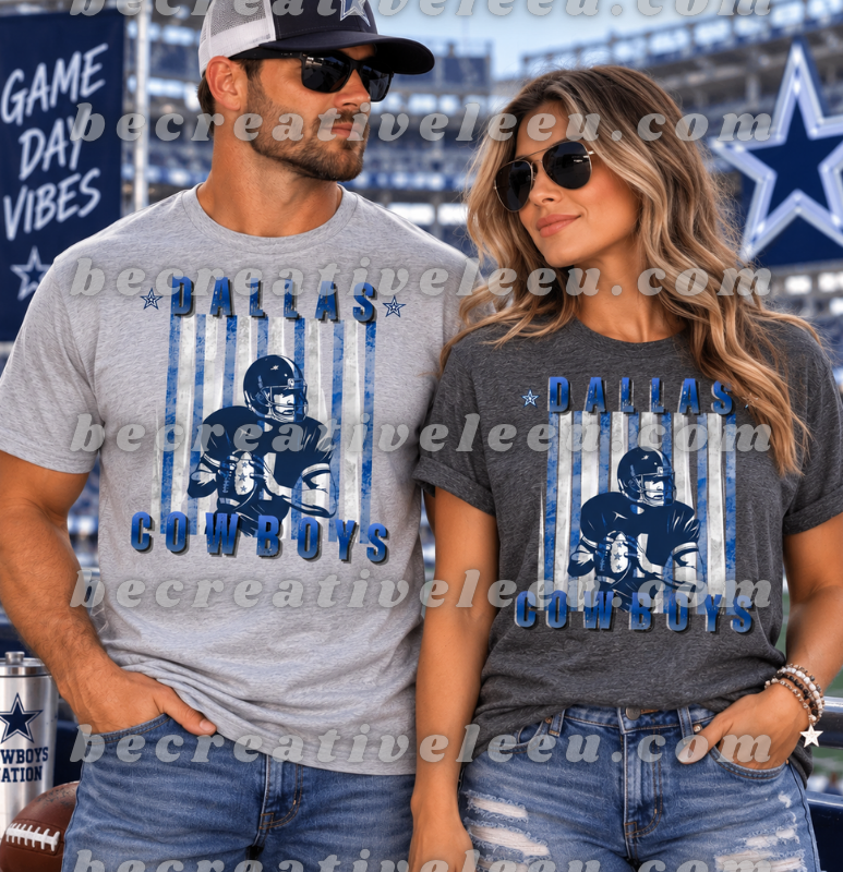 "Dallas Game Day Football" Tee