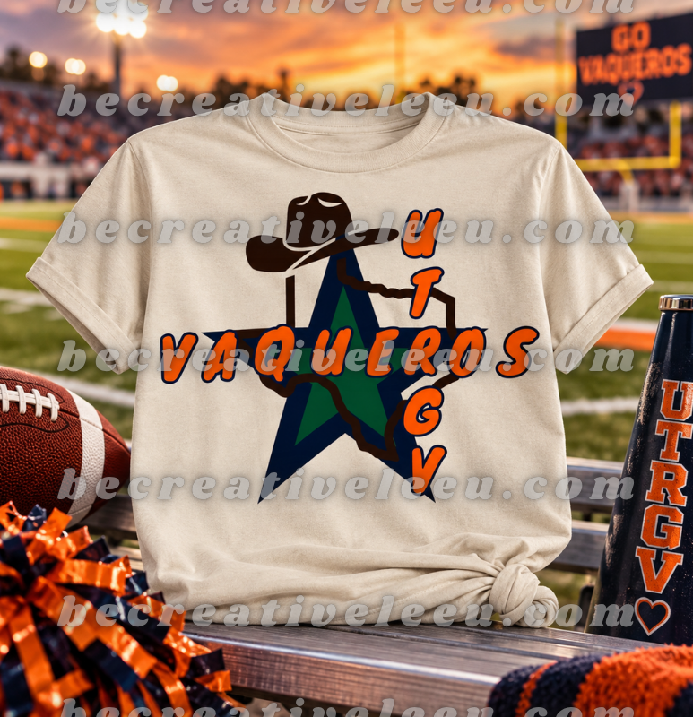 "UTRGV VAQUEROS" Tee
