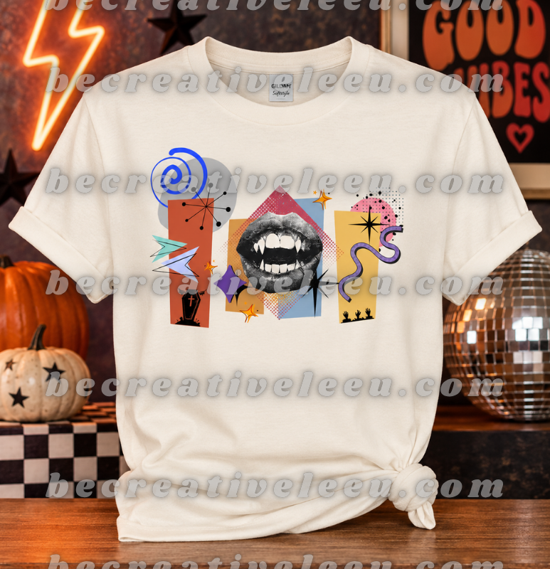 "Retro Fang Club" Tee