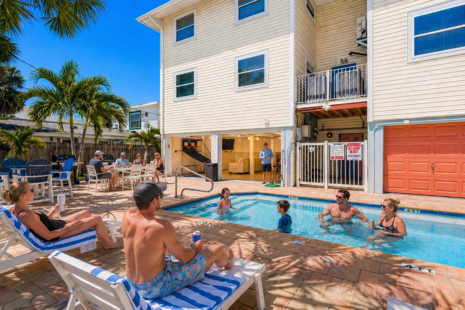 Why Everyone Ends Up Gathering Around the Pool on Vacation