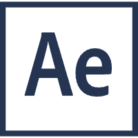 The image shows a black square icon with a dark blue letter 'A' and a lowercase 'c' inside, representing the Adobe Creative Cloud logo.