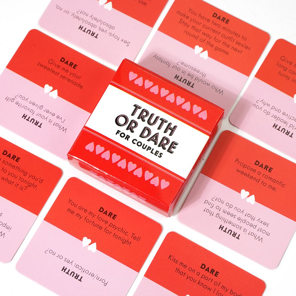 Mini Truth or Dare Card Game - 50 questions