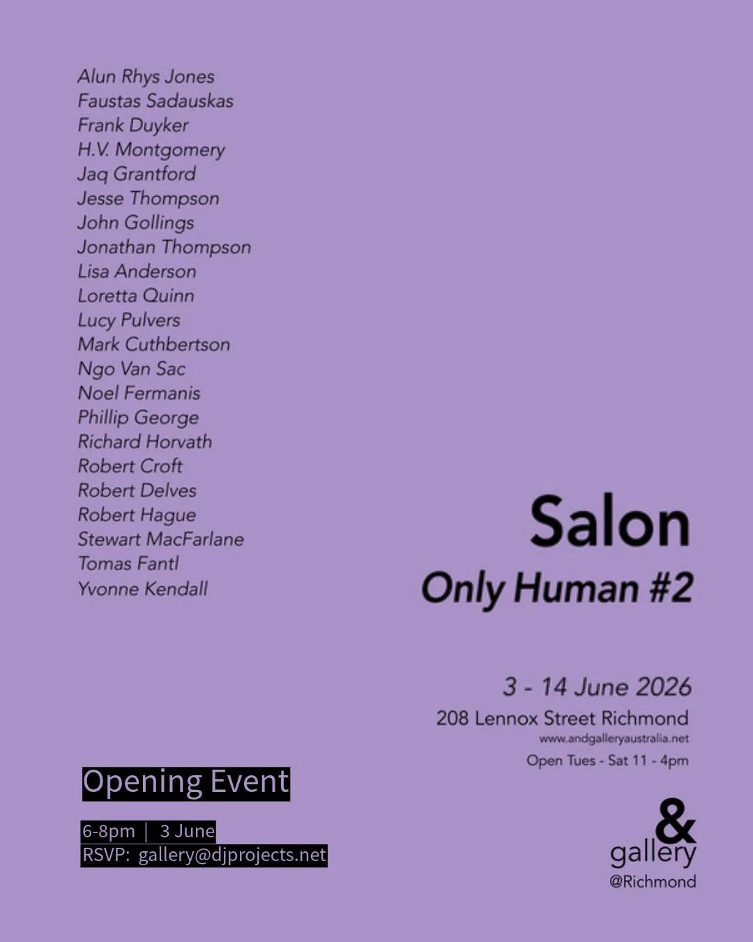 After some much (much) needed rest, I&rsquo;m excited to share that I have paintings in TWO group exhibitions opening this week 🤭
ㅤ
The first, curated by the incredible team at @and_gallery_australia, Only Human #2, opens THIS Wednesday (3rd June) a