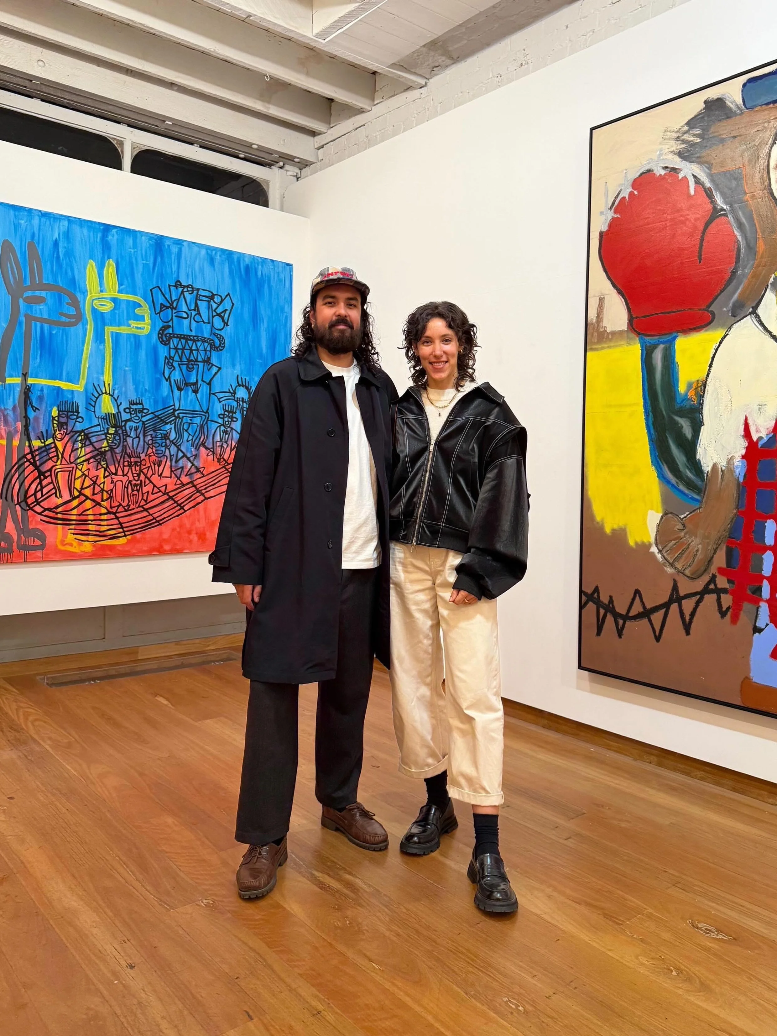 It&rsquo;s our last weekend on show in @and_gallery_australia&rsquo;s first set of exhibitions at The Lennox @thelennox208!

Open 11-4 all weekend, you&rsquo;ll find:
> &lsquo;Anchor&rsquo;, a particularly special painting of mine exhibited as par
