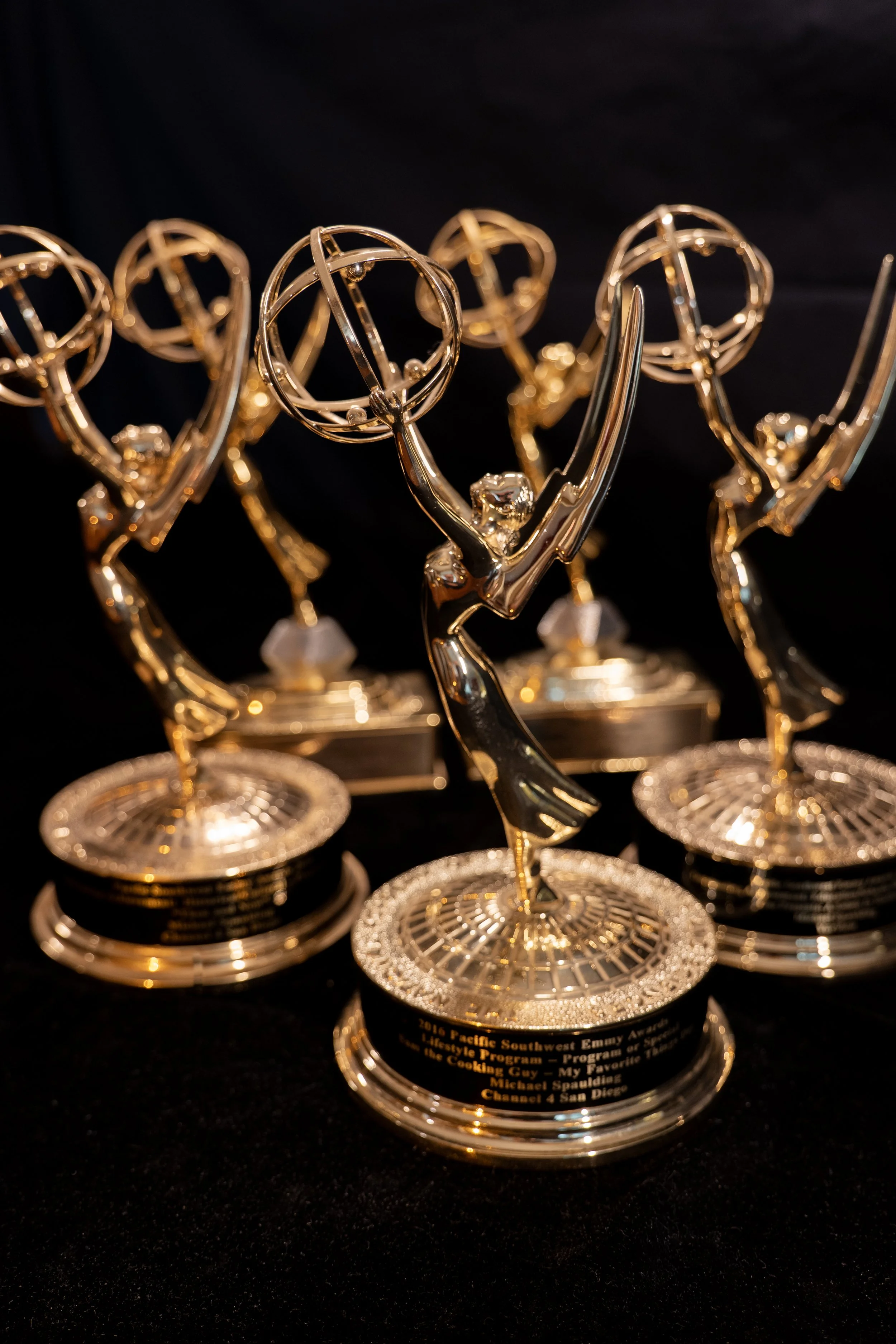 Five Emmy Awards won by San Diego video producer Michael Spaulding