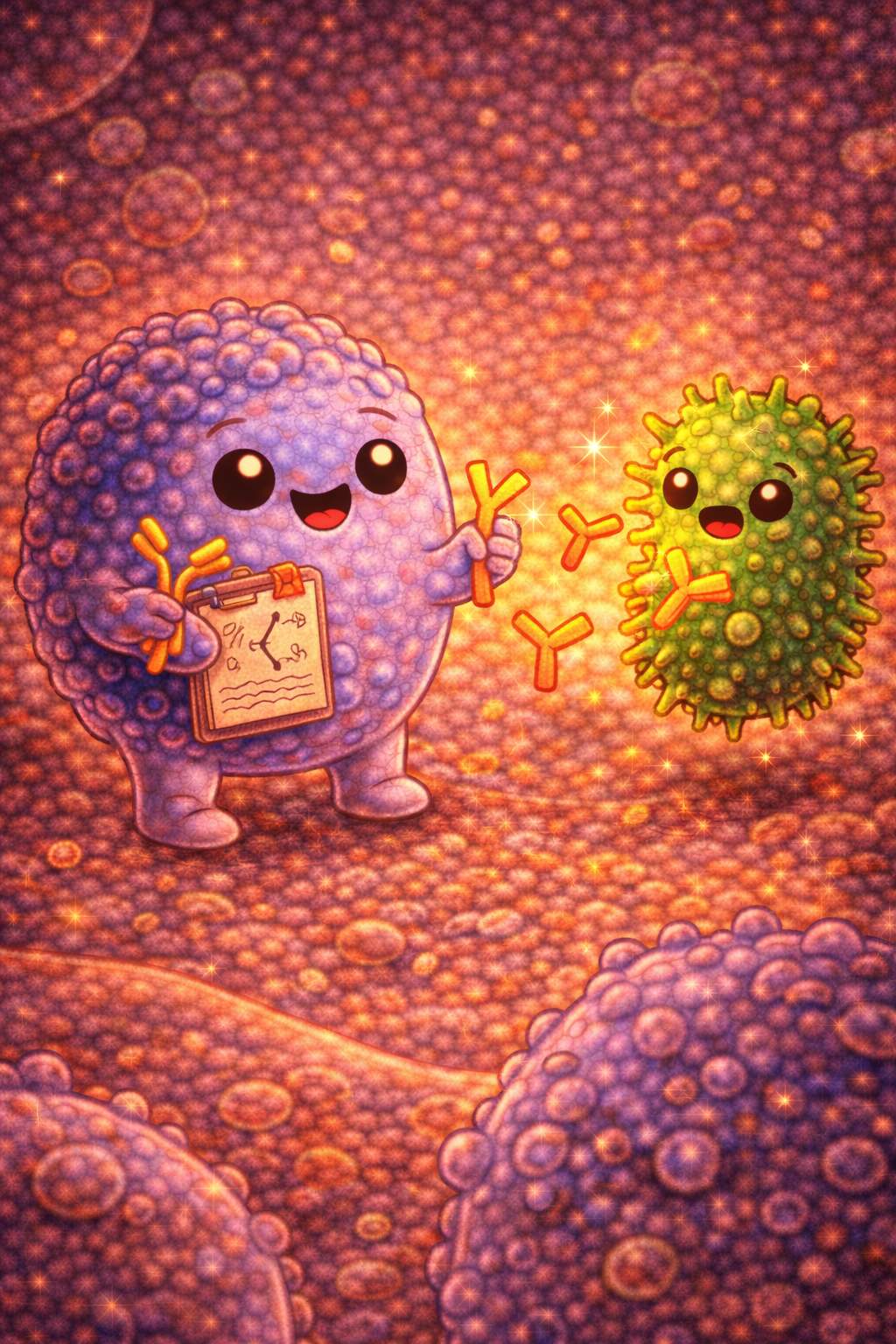 Bella the B Cell: The Antibody-Making Heroes