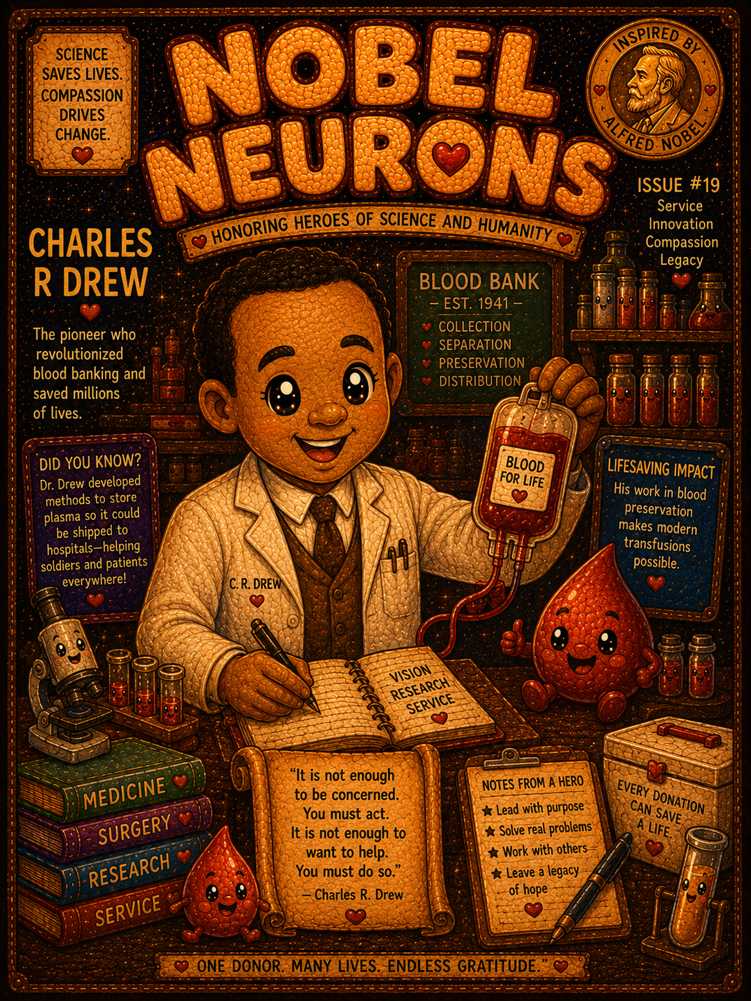 “The Blood Bank Pioneer”