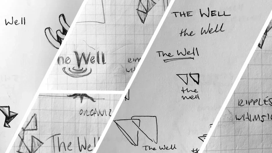 TheWell_Logo_Sketches_BW.webp