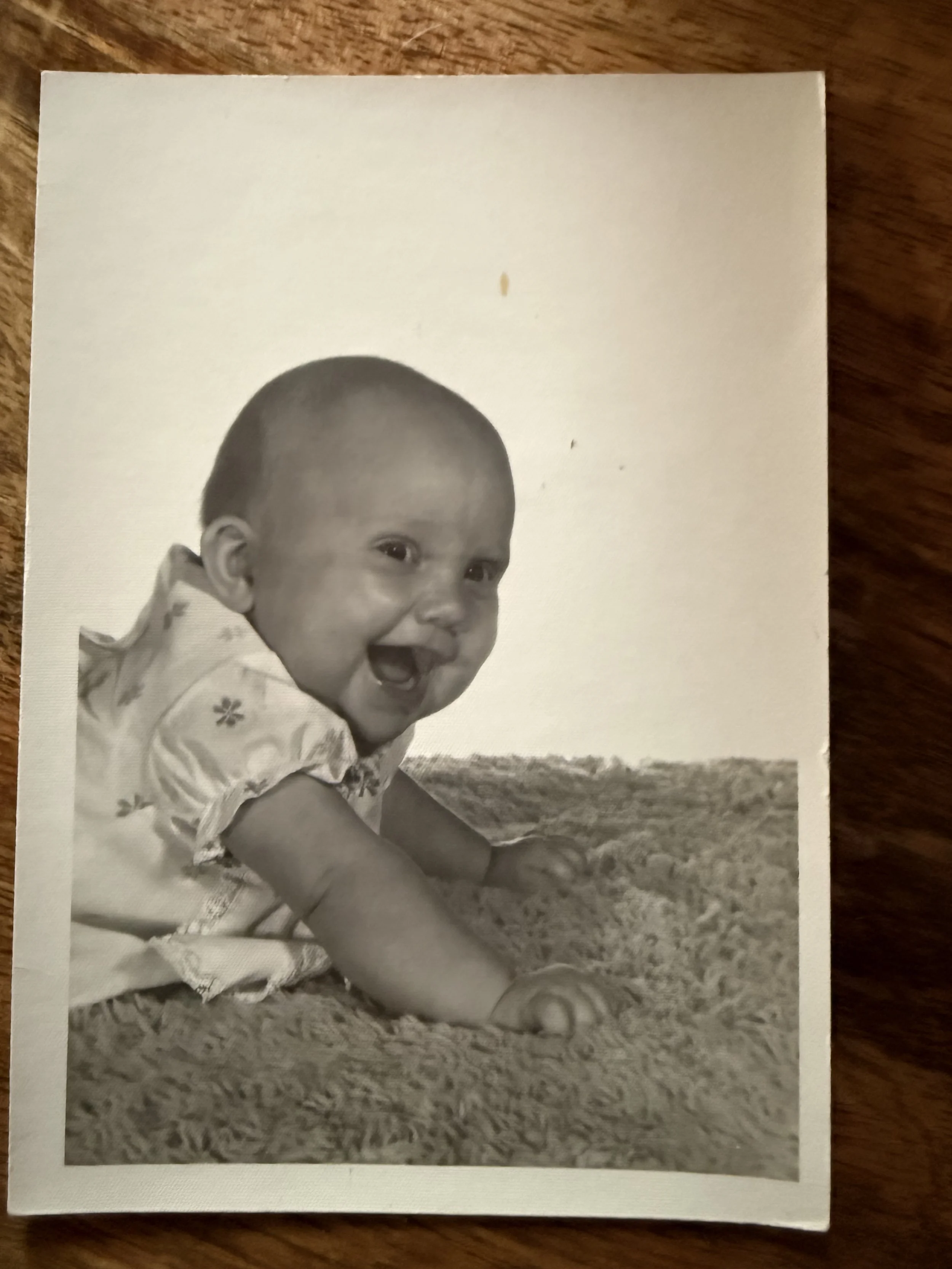 Me as a happy baby