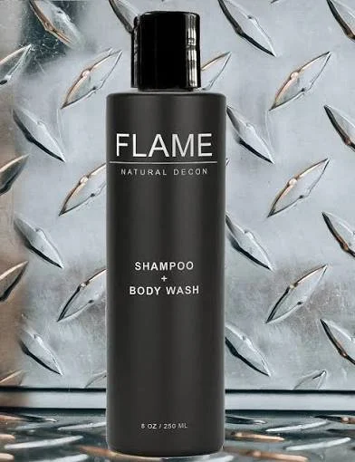 FLAME Natural Decon Shampoo + Body Wash - 8 oz