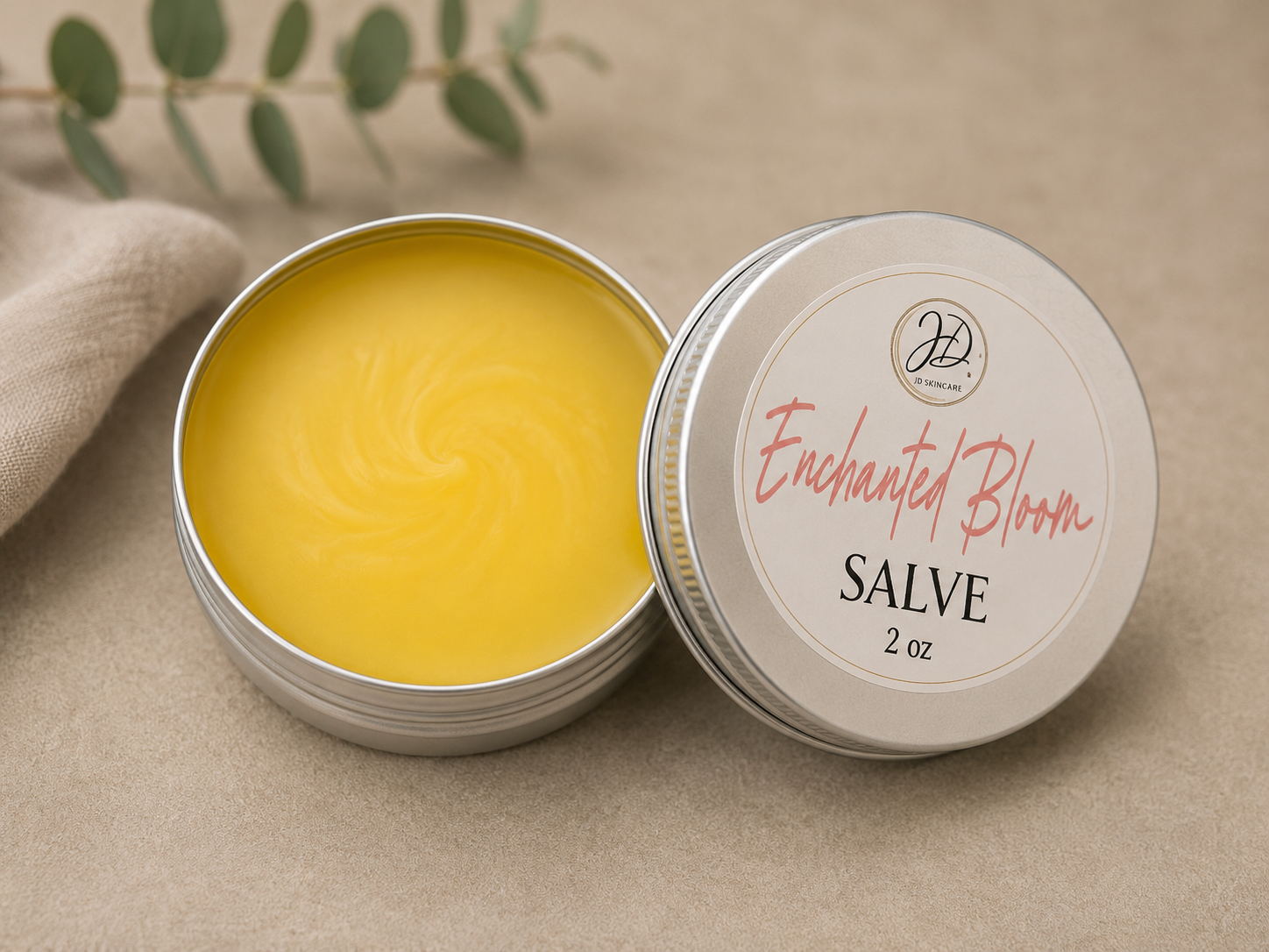 Enchanted Bloom Salve — 2oz Tin | Nourish, Soften & Embrace Floral Magic
