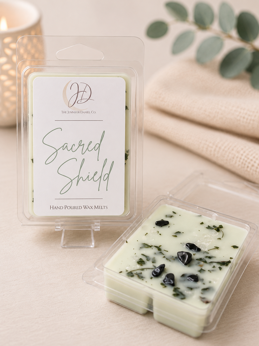 Sacred Shield Wax Melt — Protection, Grounding & Energetic Balance