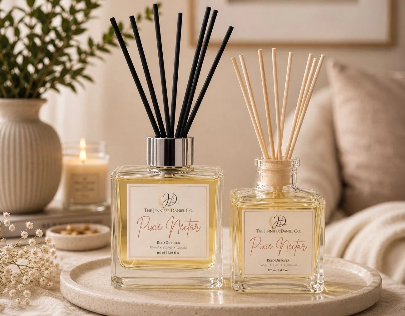 Pixie Nectar Reed Diffuser — Sweet, Playful & Full of Magic