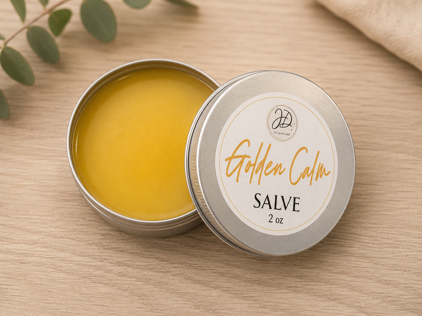 Golden Calm Salve — 2oz Tin | Soothe, Nourish & Restore