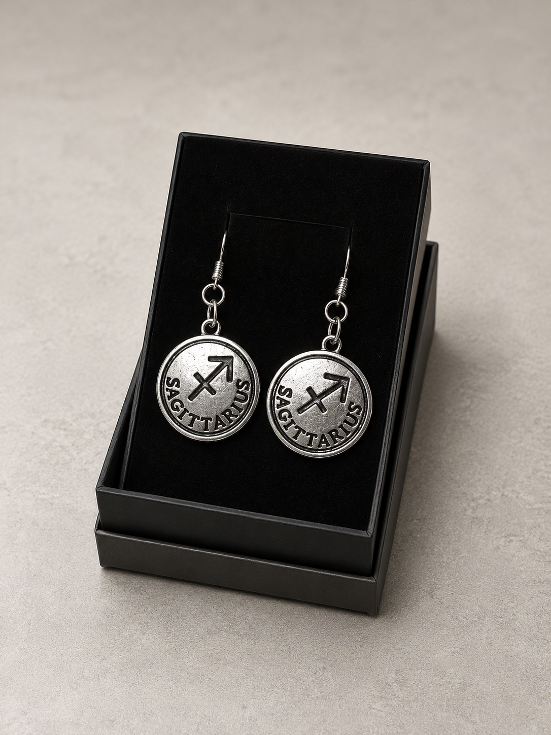 Sagittarius Zodiac Sign Earrings