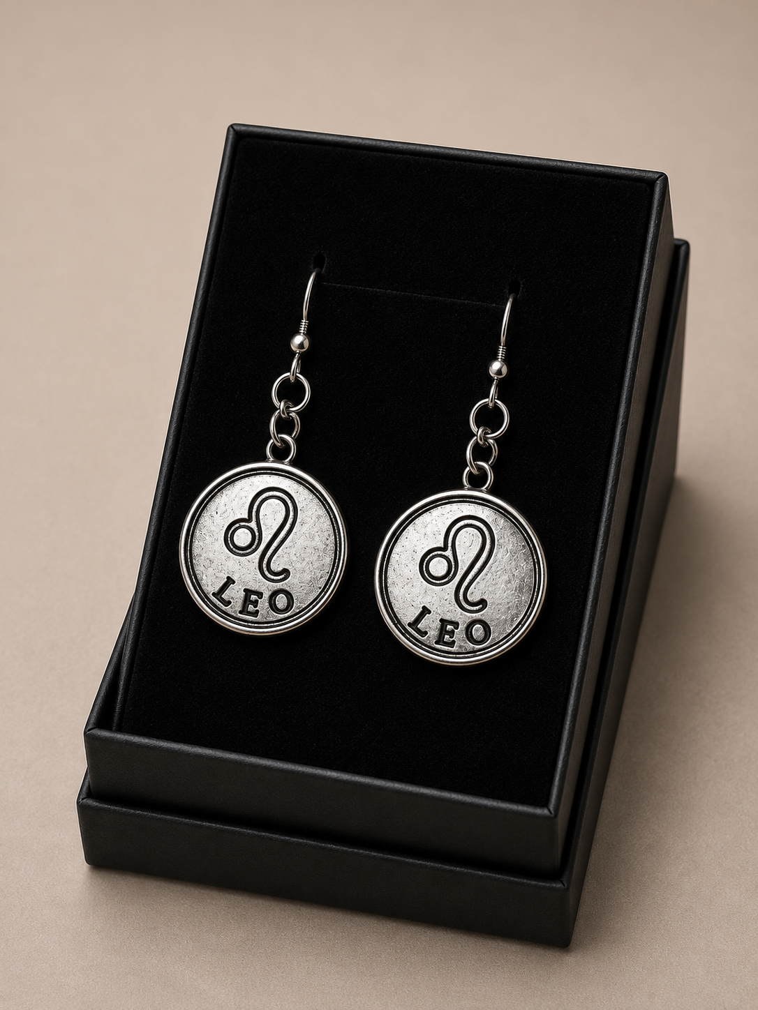 Leo Zodiac Sign Earrings