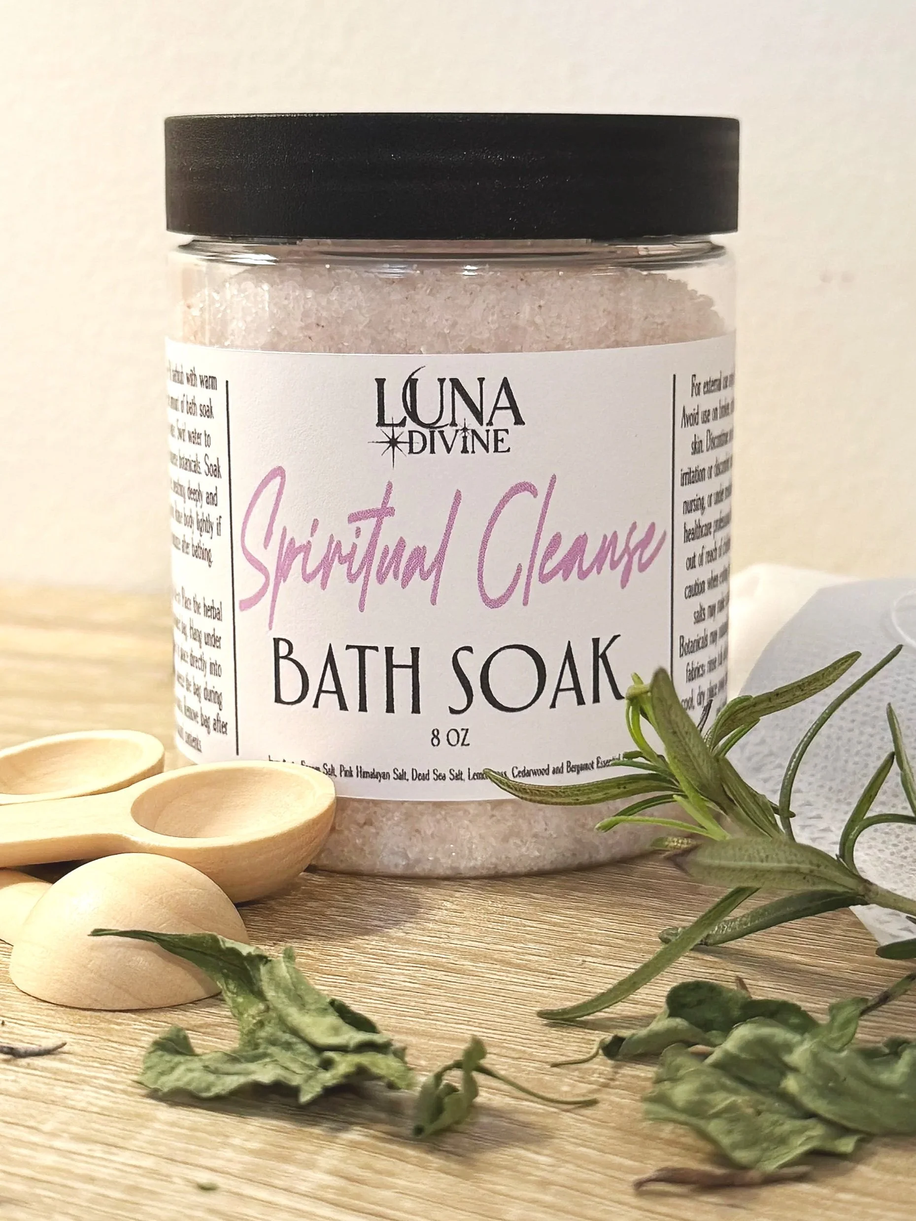Spiritual Cleanse Bath Soak — 8oz | Purify, Release & Restore Your Energy