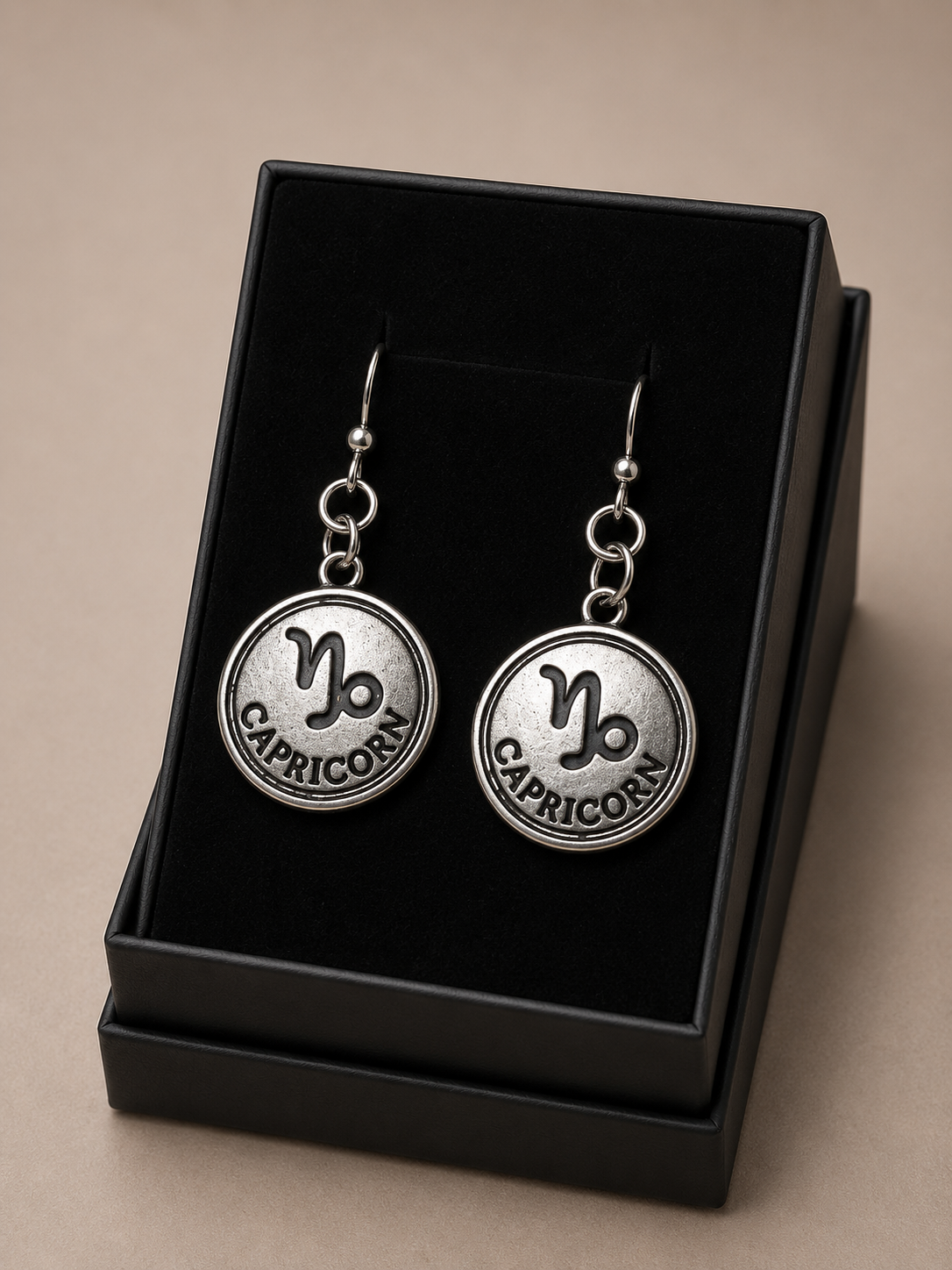 Capricorn Zodiac Sign Earrings