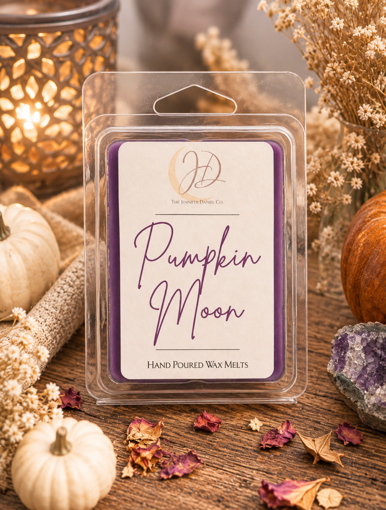 Pumpkin Moon Wax Melt  — Warm, Enchanting & Pure Autumn Magic