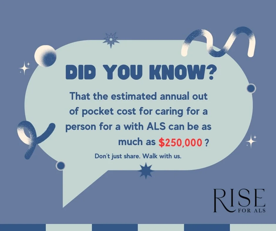 ALS doesn&rsquo;t just steal muscle.

It drains families financially too. Up to $250,000-$300,000 a year out of pocket. That&rsquo;s not a statistic. That&rsquo;s someone&rsquo;s mortgage. Someone's entire retirement savings. Someone&rsquo;s dignity 