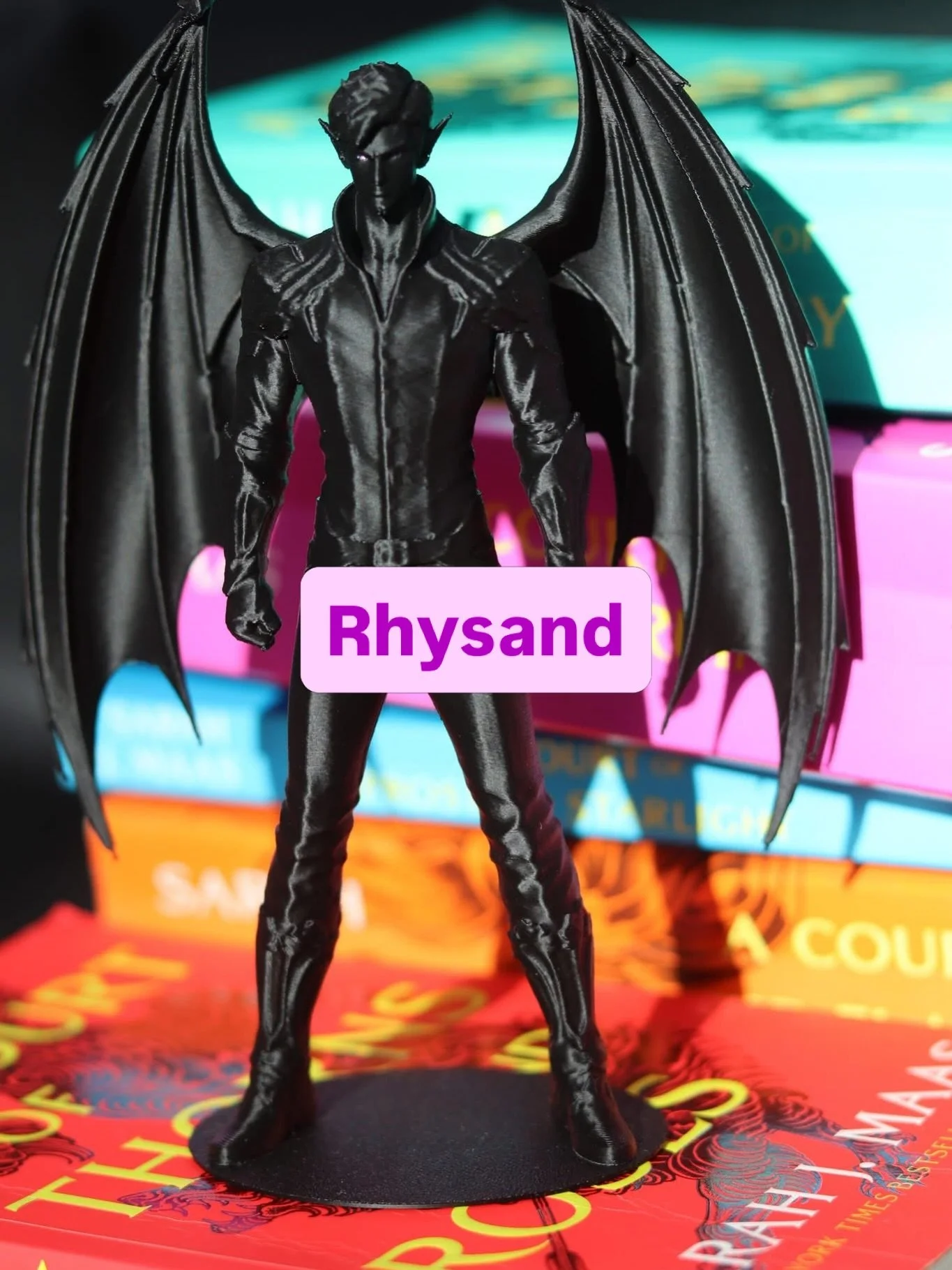 The Bat Boys have entered the auction.

Huge thank you to @madebypixelandpetal for donating one of each of these incredible 3D-printed Bat Boys for our Bat Boys &amp; Bad Decisions silent auction. 💜

Yes. One of each.
Yes. They have wings.
Yes. You 
