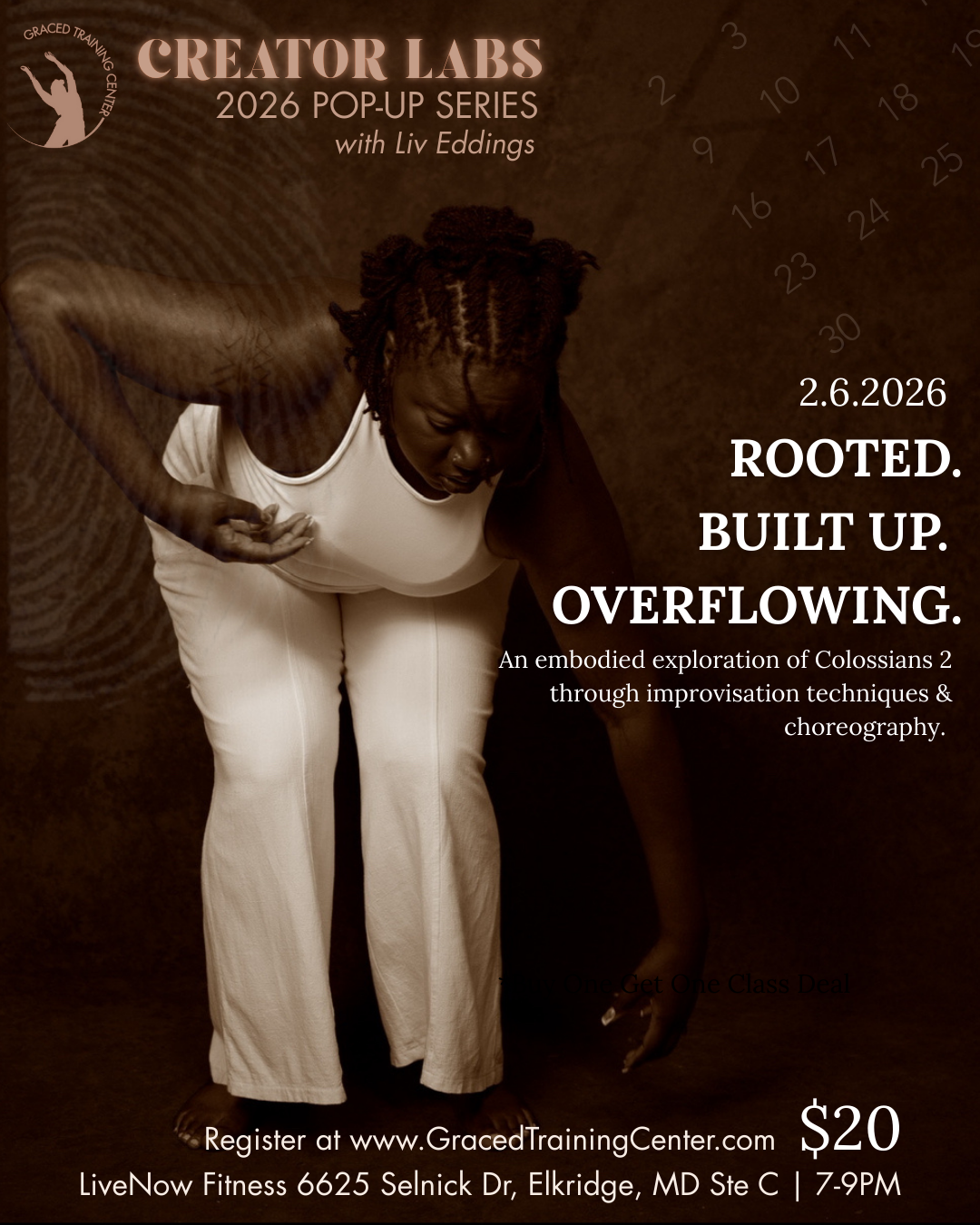 ROOTED. BUILT UP. OVERFLOWING.