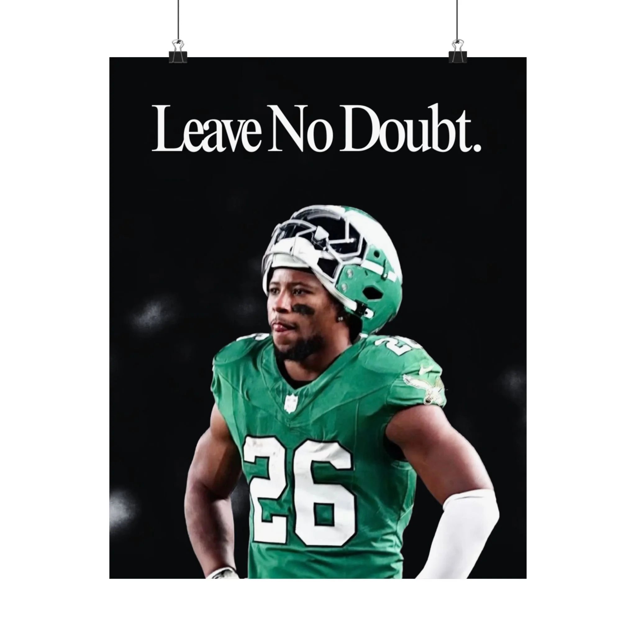 "Leave No Doubt" | Matte Vertical Poster