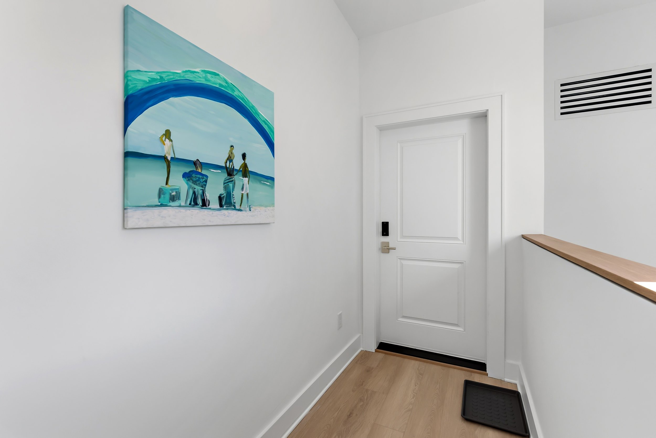 Private guest house entrance designed for comfort and privacy along 30A.