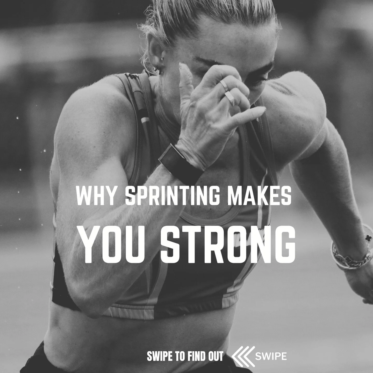 Sprinting doesn&rsquo;t just make you fast. It makes you STRONG.

Here is why 👇

When you sprint, your body experiences some of the highest forces humans can produce:

&bull; Gluteus Maximus: 3 - 5 x bodyweight 
&bull; Achilles tendon: 6 - 8 &times;
