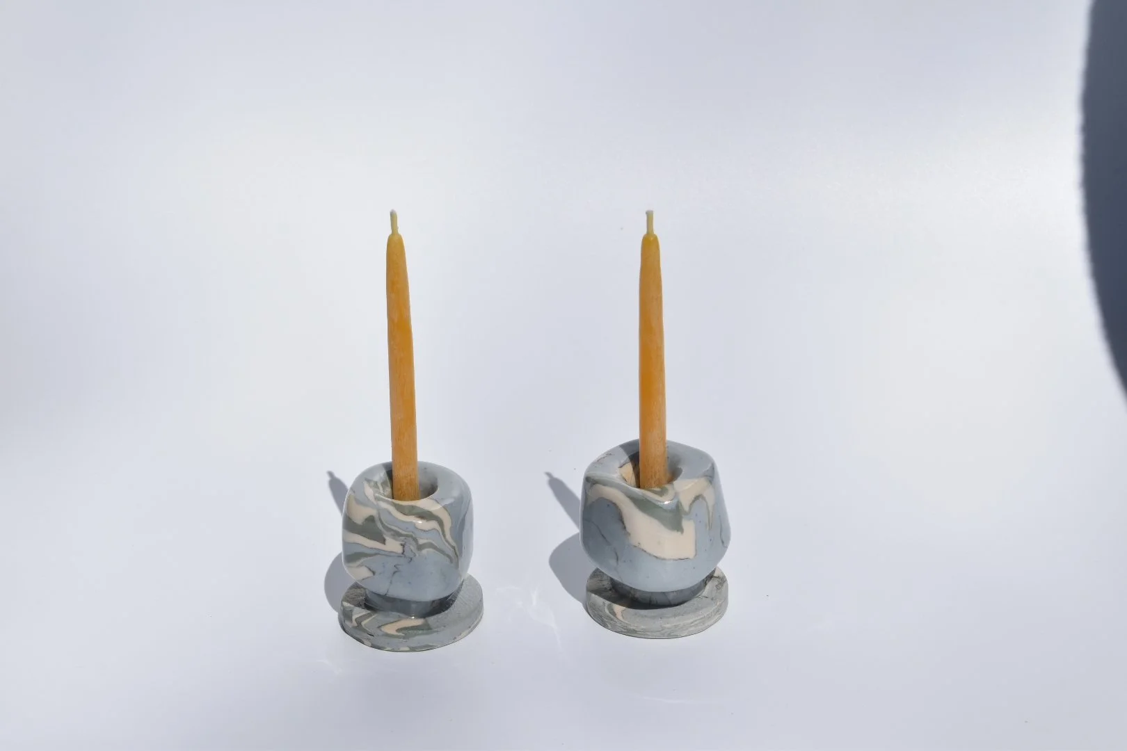 Mini meditation candle holder