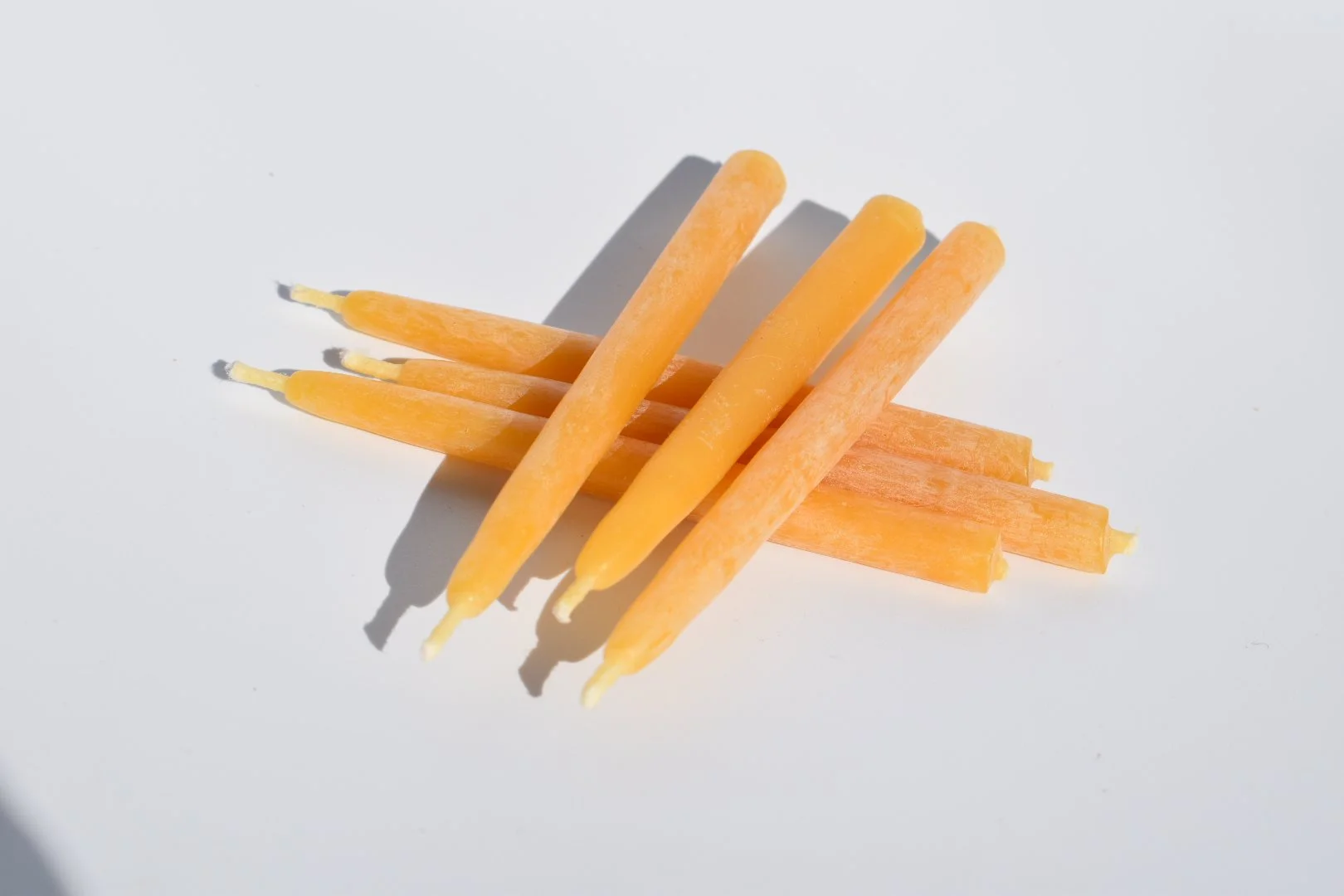 Beeswax meditation candles (half-dozen)