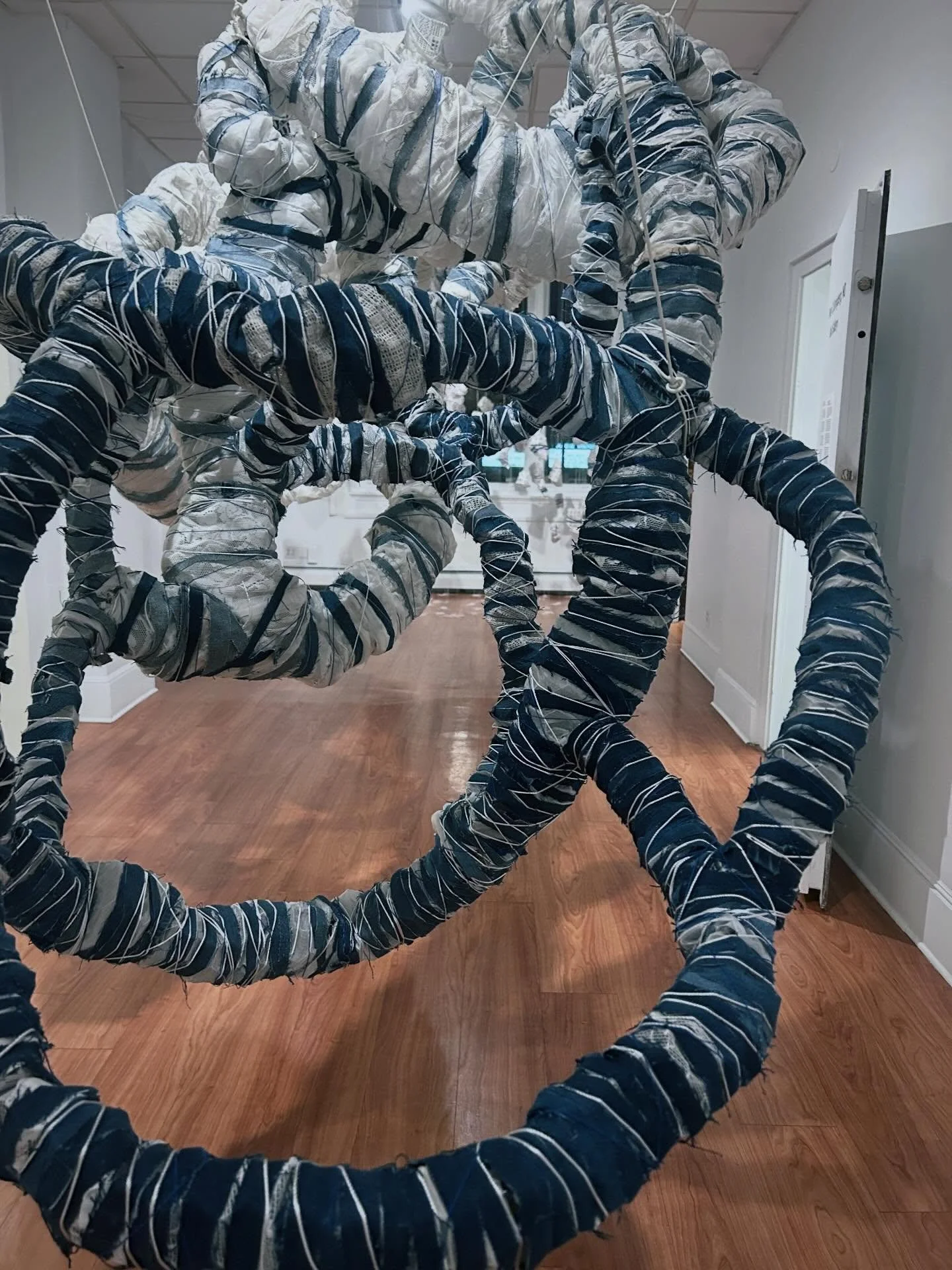 March 6th is the last First Friday to see this installation at the museum of art in Fort Collins for free admission! 

Thalweg is a word for the deepest part of the river. Like the memory trails of my mind, like the river, the ancestors and the dream