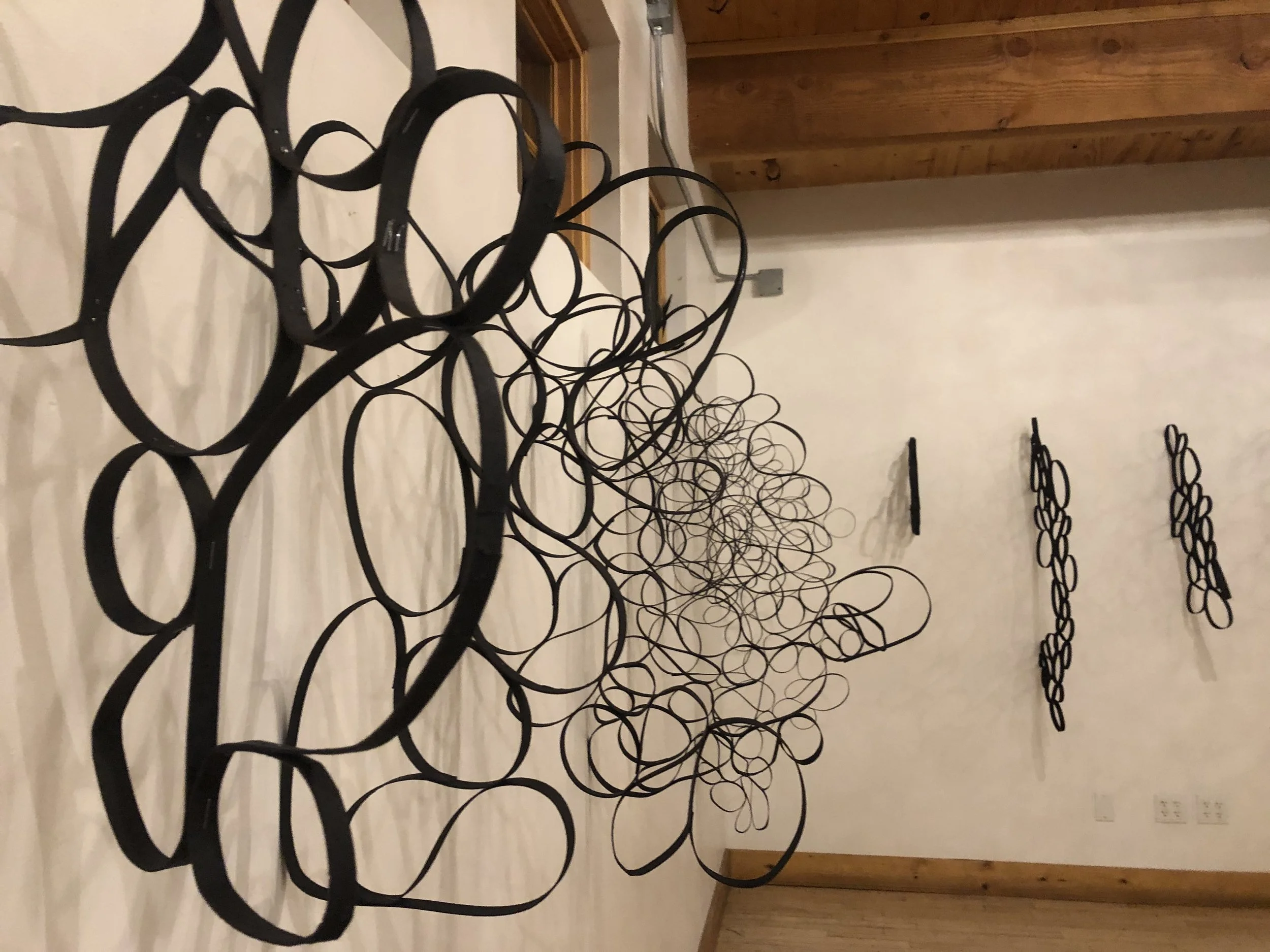 18 Rate of Change, 2020 Condensed Paper strips, staples.jpeg