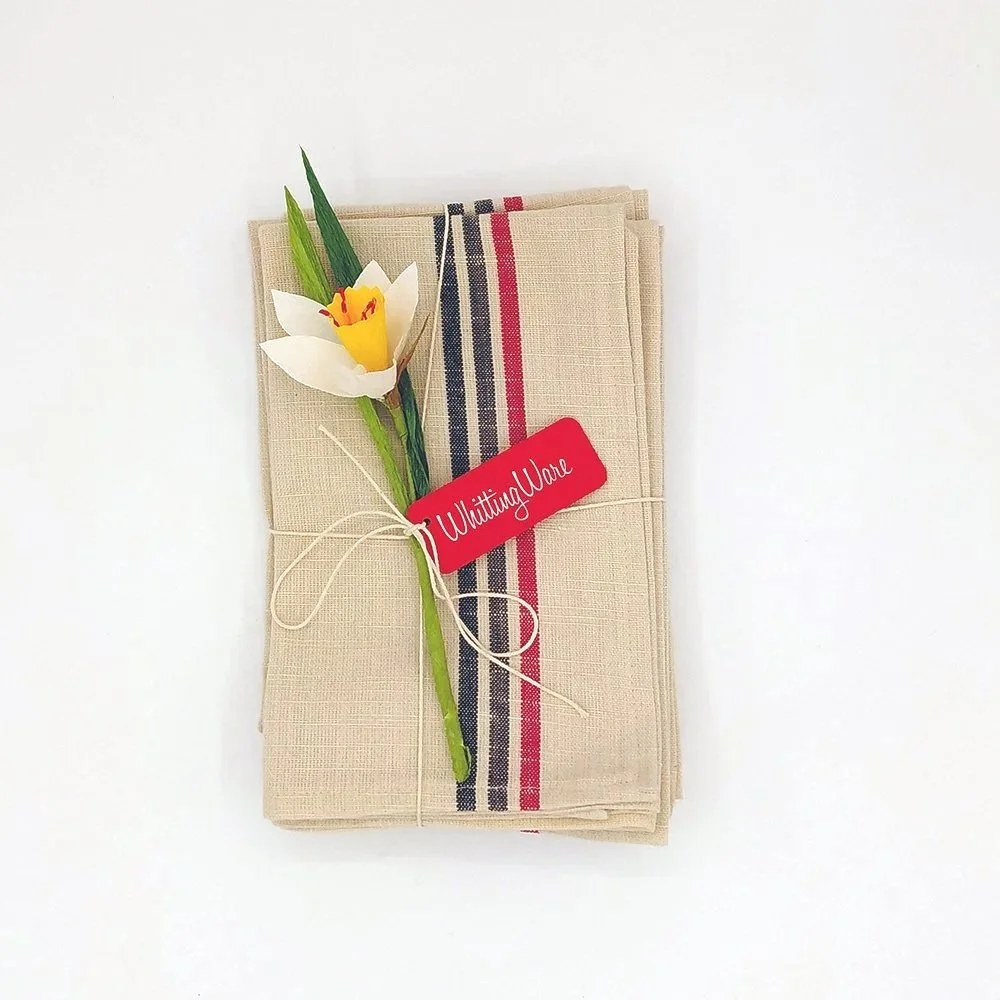 "Hudson Bay Adjacent" Set of 4 Napkins, 100% cotton, 17” x 20”, $34 per set