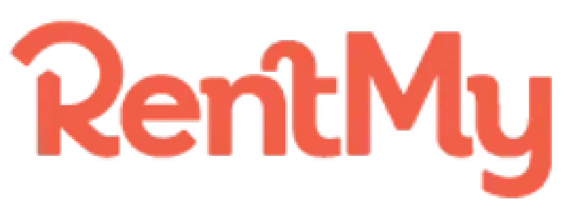 Online food delivery service logo with the text "RendMy" in bold red letters.