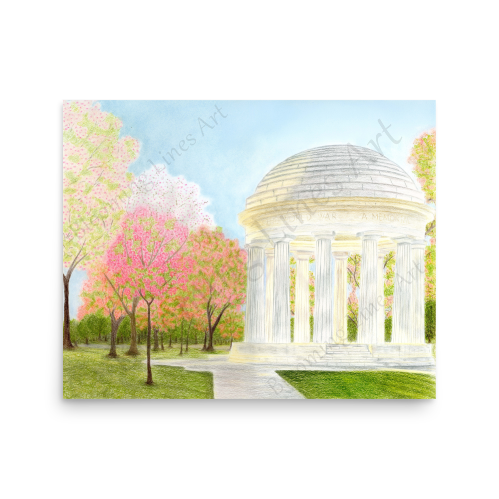 Cherry Blossoms at the D.C. War Memorial