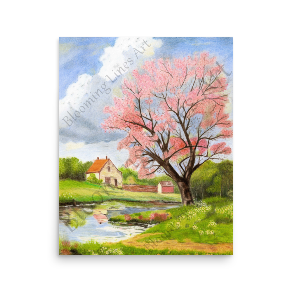 Dreamy Spring on the Hill