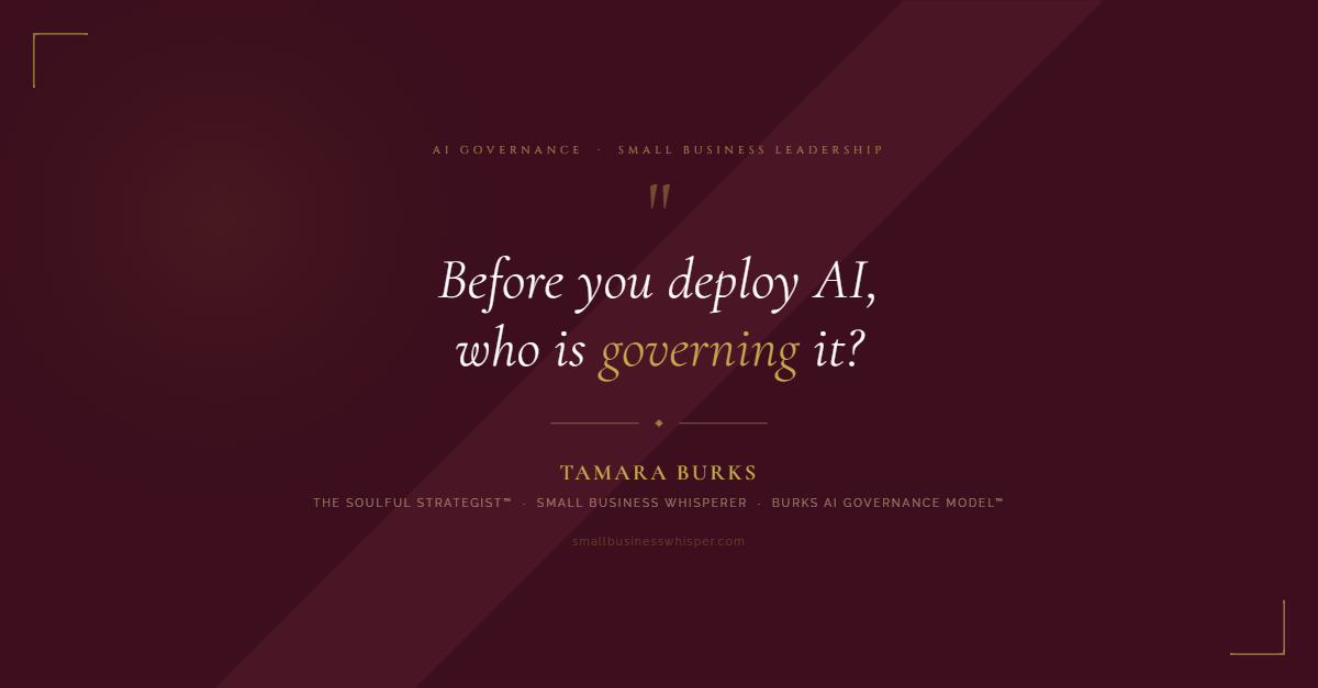 What Is AI Governance — And Why Small Business Founders Must Care First