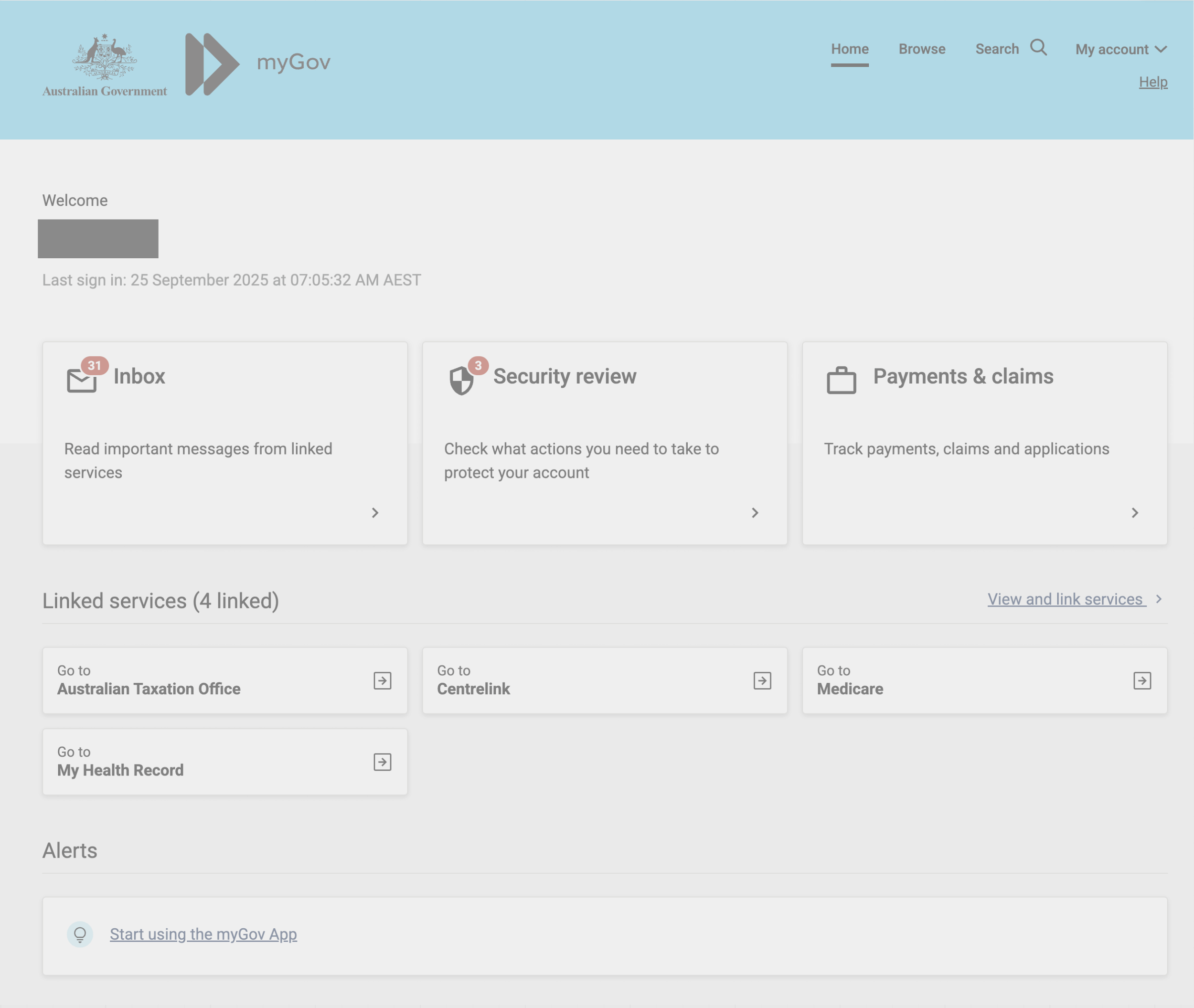 Coming Soon - DTA: My Gov Platform