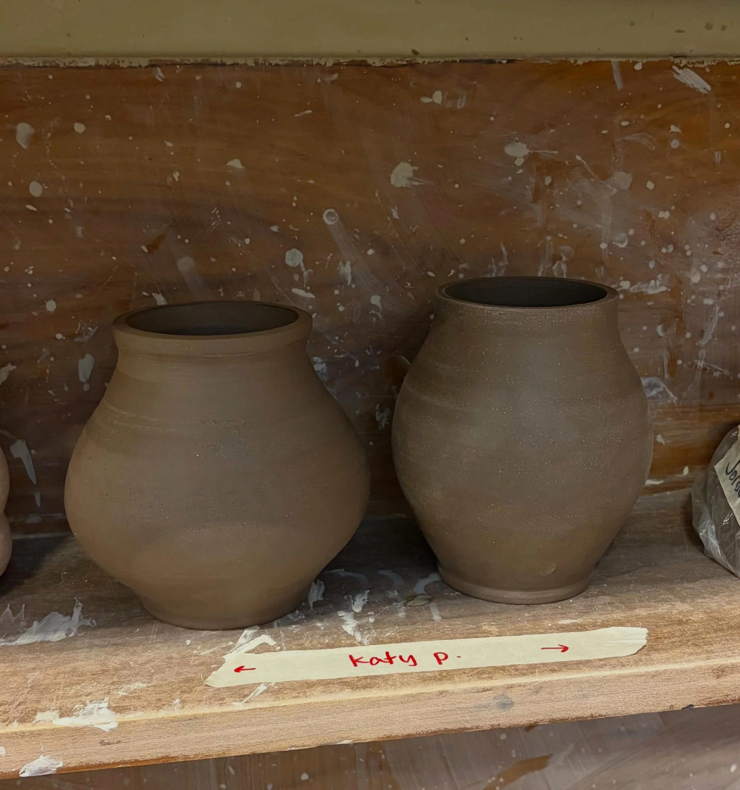 three pounds of clay, two ways :+)
