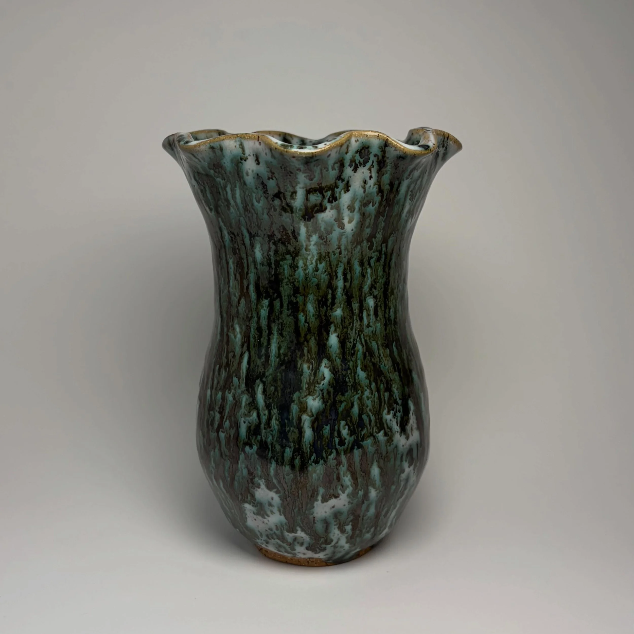 tall green vase !